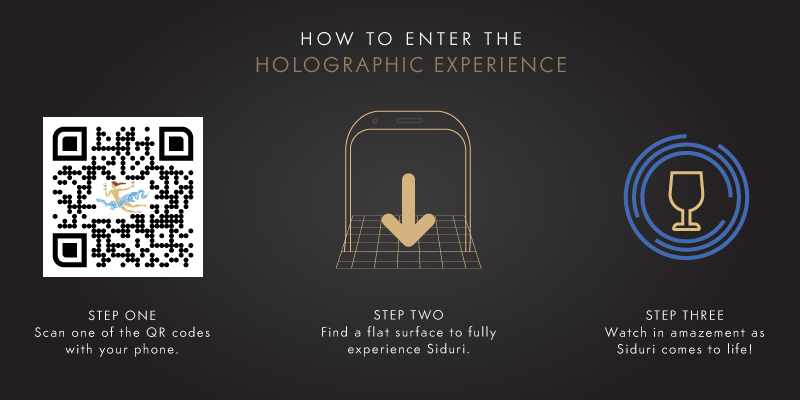 how to enter the Siduri holographic experience