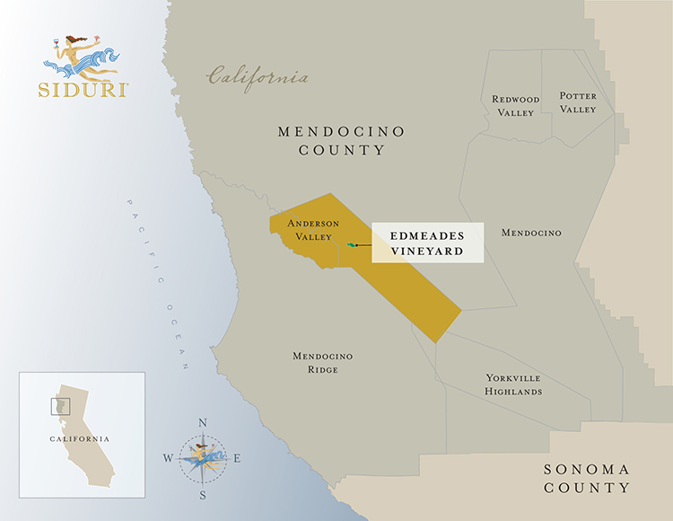 Anderson Valley Vineyard Map