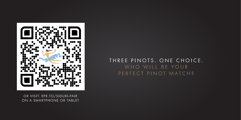 augmented reality siduri perfect pinot noir match wine 