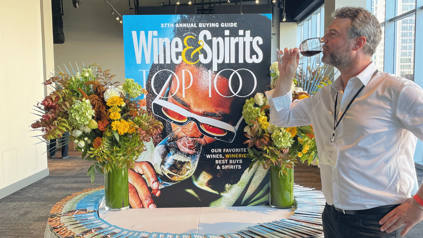 Winemaker Matt Revelette at Top 100 Tasting in San Francisco