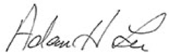 Adam Lee signature