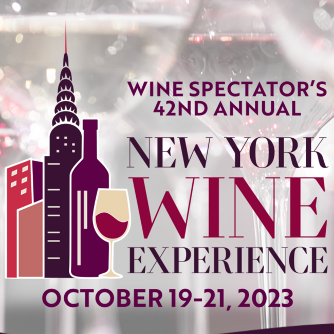 New York Wine Experience 2023 October Flyer