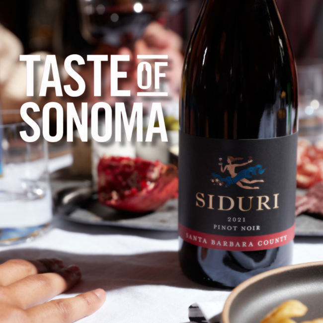 Taste of Sonoma overlay on siduri